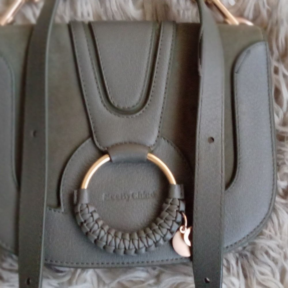 See by Chloe green crossbody bag!